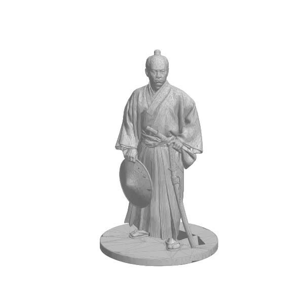 渋沢栄一のフィギュア（静止画）