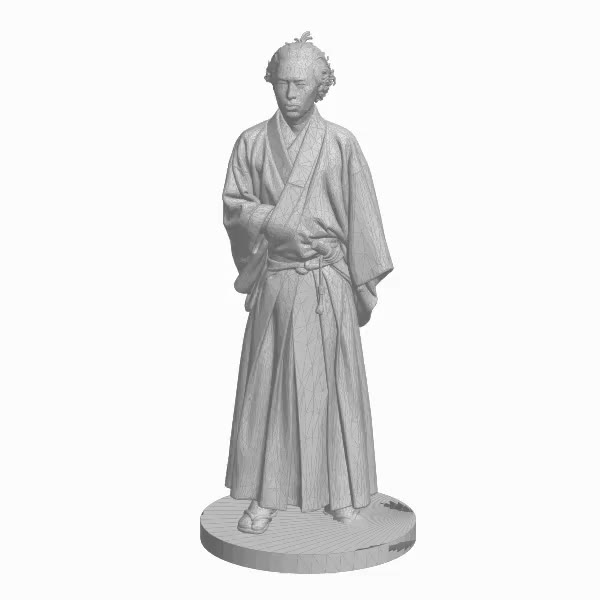 坂本龍馬のフィギュア（静止画）